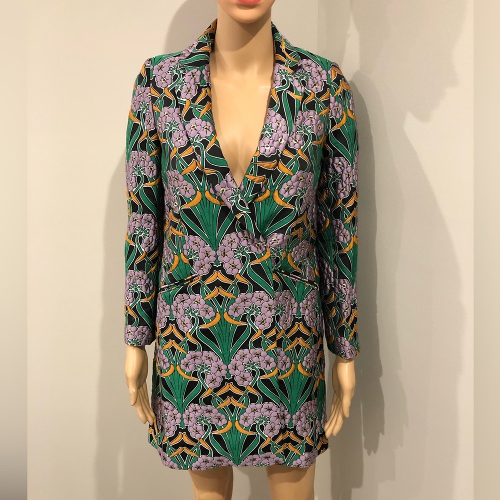 ASOS floral detail coat